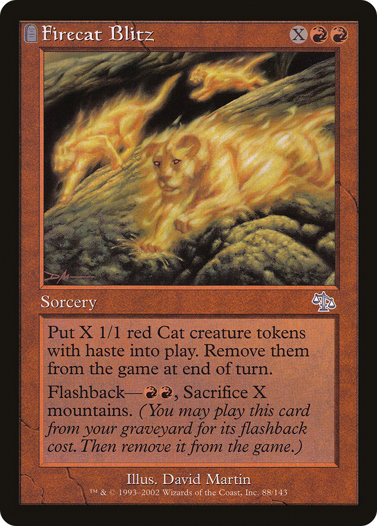 Firecat Blitz (JUD-088) - Judgment: (tombstone) Foil