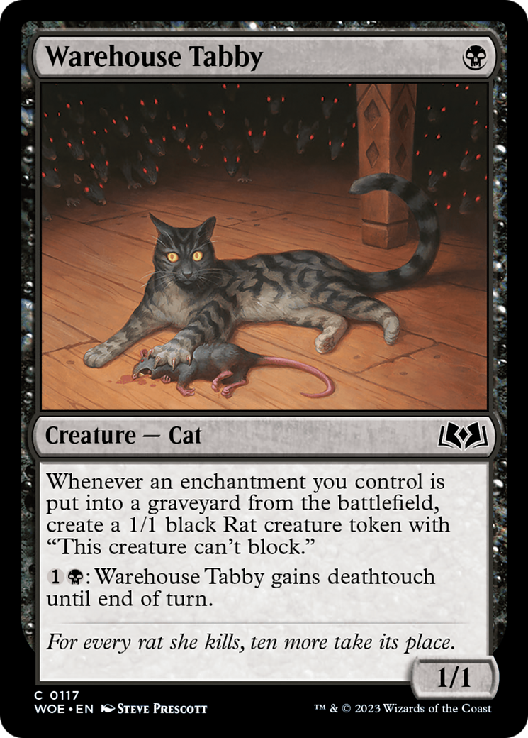 Warehouse Tabby (WOE-117) - Wilds of Eldraine Foil