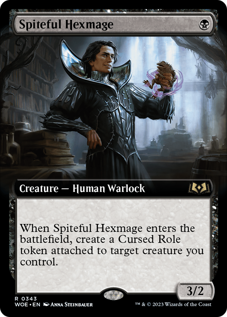 Spiteful Hexmage (Extended Art) (WOE-343) - Wilds of Eldraine: (Extended Art) Foil