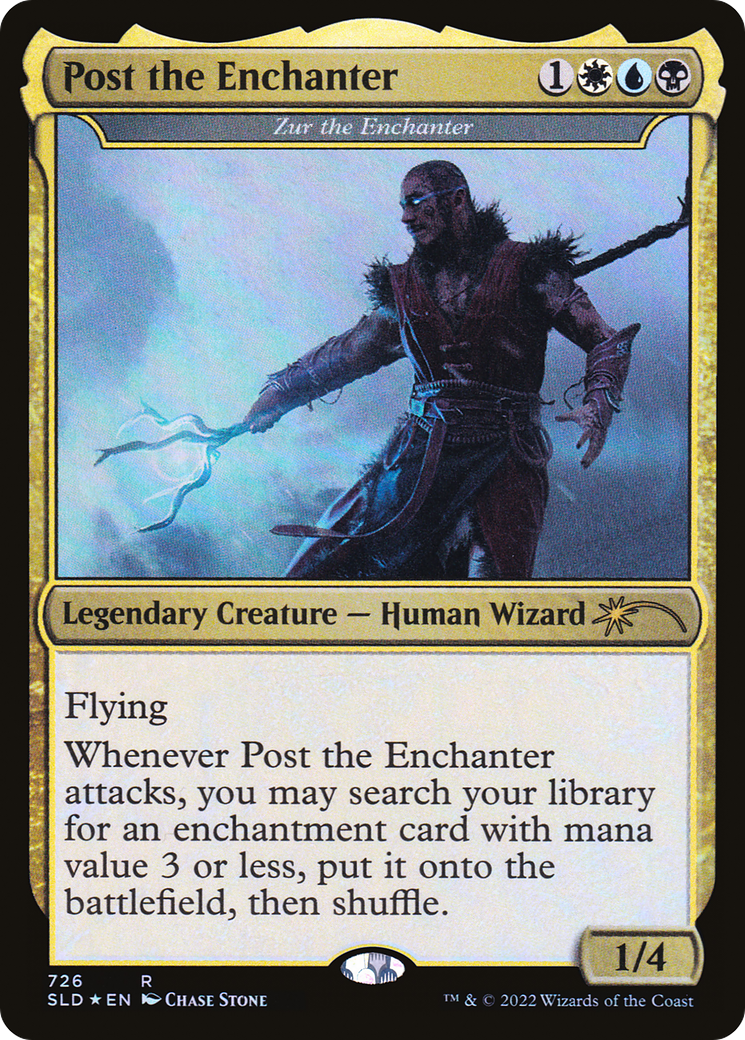 Post the Enchanter - Zur the Enchanter (SLD-726) - Secret Lair Drop / Post the Enchanter Foil