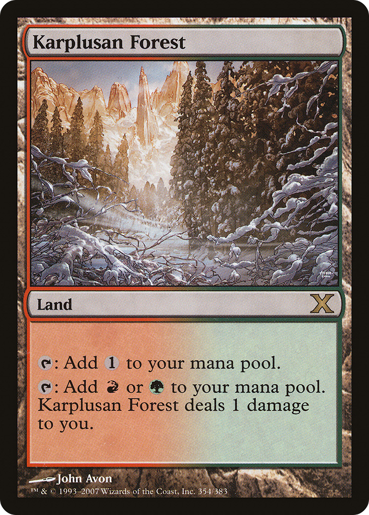 Karplusan Forest (10E-354) - Tenth Edition
