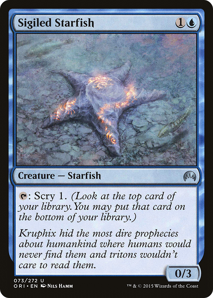 Sigiled Starfish (ORI-073) - Magic Origins Foil