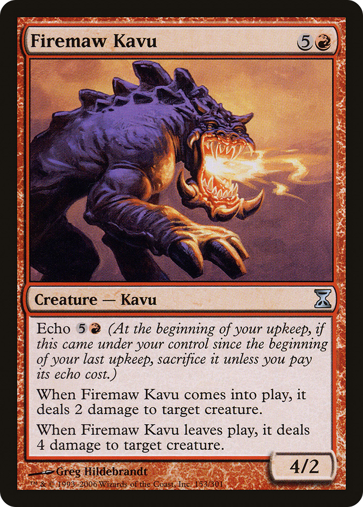 Firemaw Kavu (TSP-153) - Time Spiral