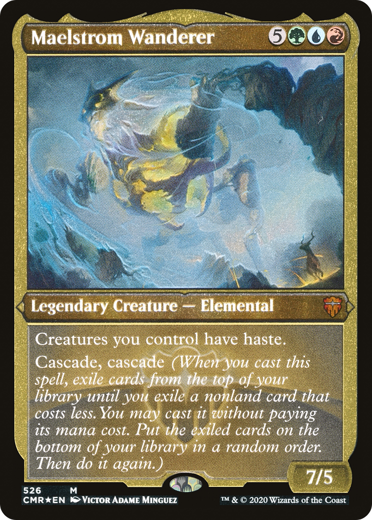 Maelstrom Wanderer (Foil Etched) (CMR-526) - Commander Legends Etched Foil