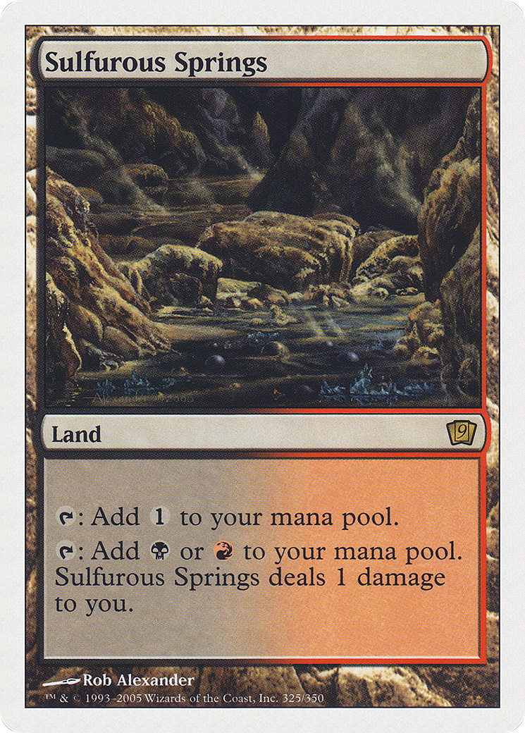 Sulfurous Springs (9ED-325) - Ninth Edition