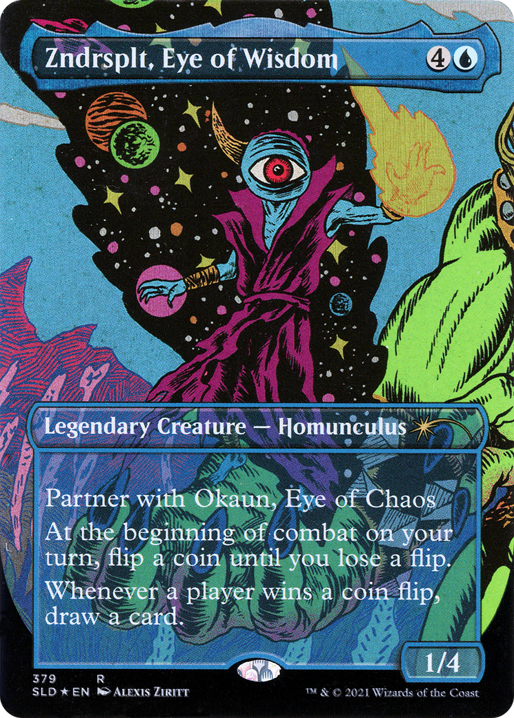 Zndrsplt, Eye of Wisdom (SLD-379) - Secret Lair Drop (Borderless) Foil