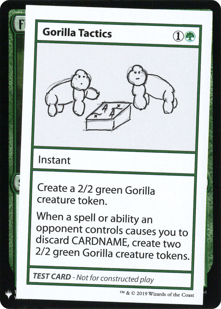 Gorilla Tactics (CMB1-076) - Cartes de test Mystery Booster 2019