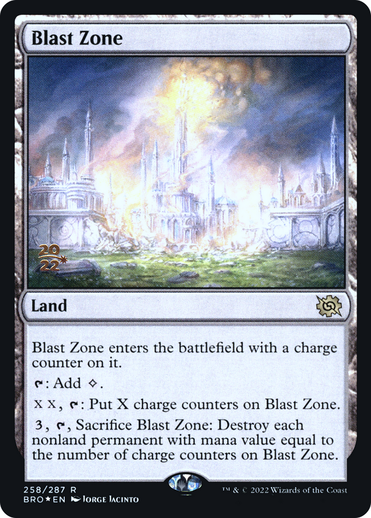 Blast Zone (BRO) (PRE-258S) - The Brothers' War Promos Foil