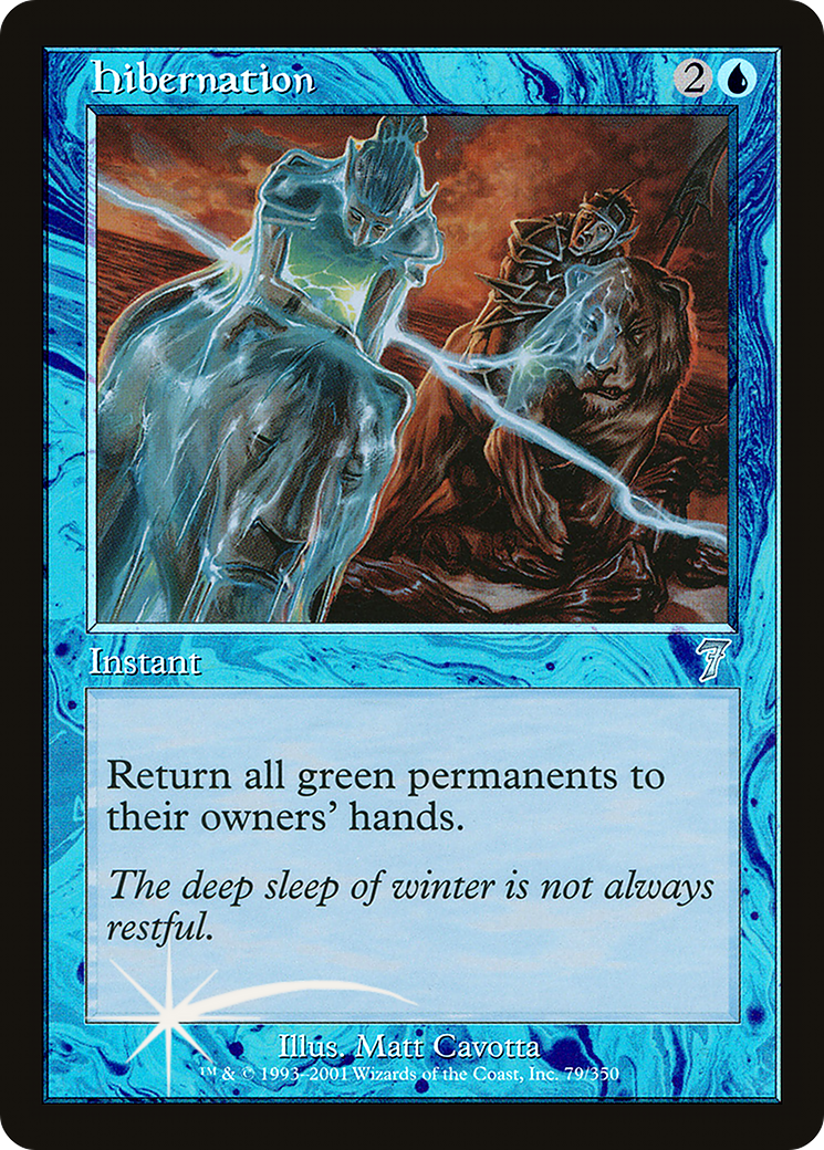 Hibernation (7ED-79★) - Septième édition (feuille)