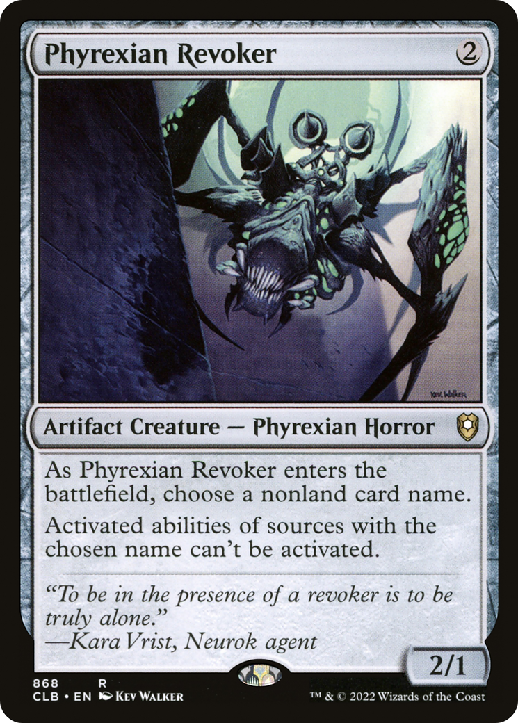 Révocateur Phyrexian (CLB-868) - Commander Legends : La Bataille de Baldur's Gate