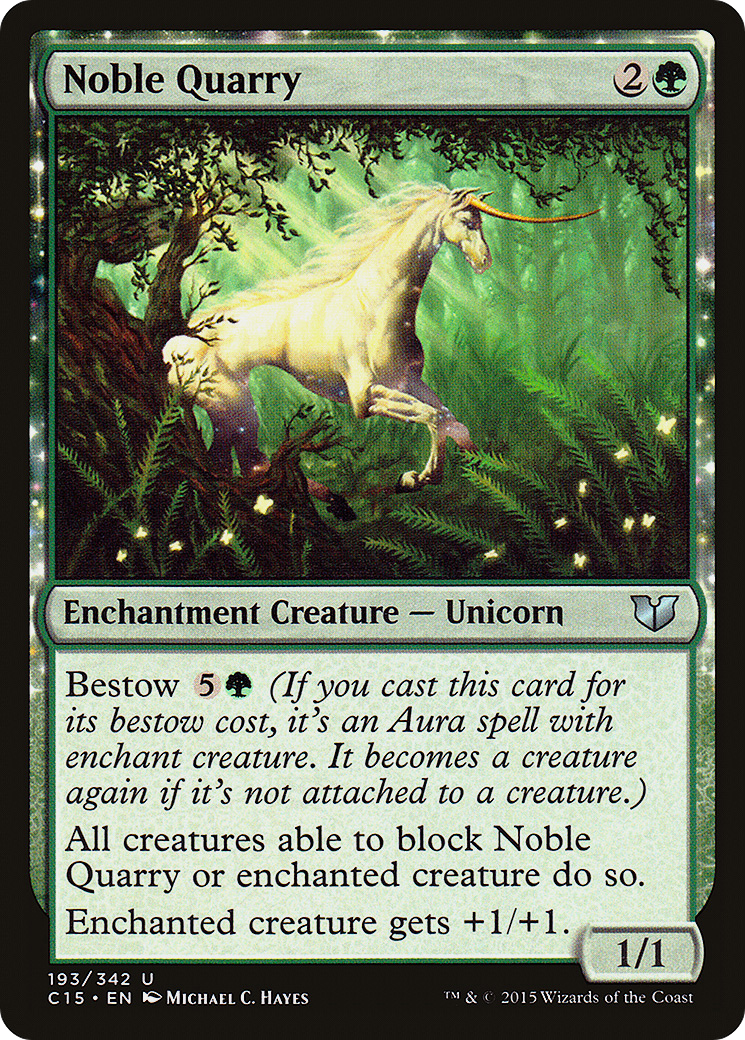 Noble Quarry (C15-193) - Commander 2015: (enchantment)