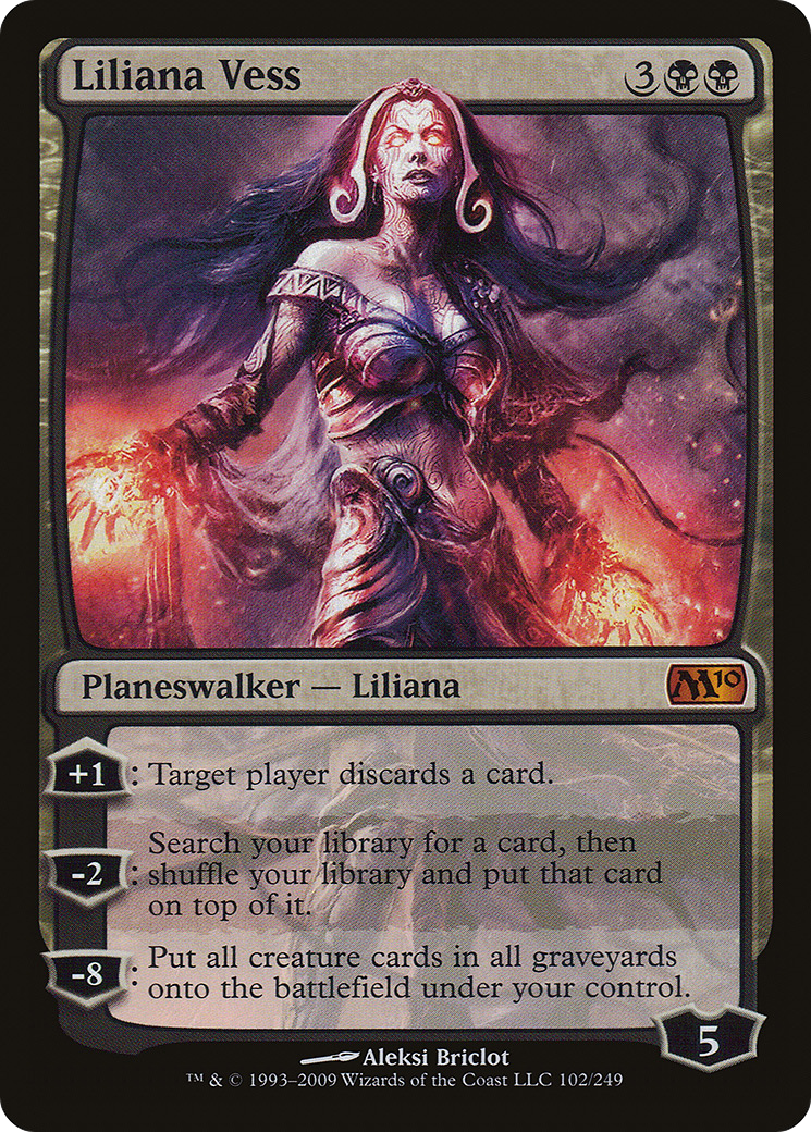 Liliana Vess (M10-102) - Magic 2010 Foil
