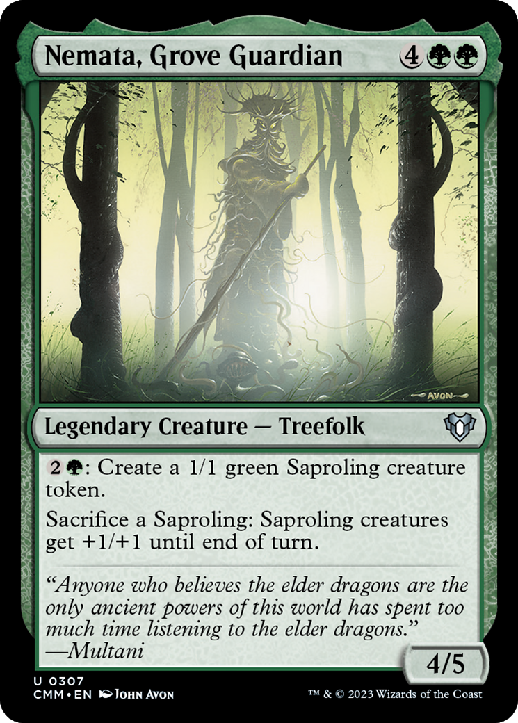 Nemata, Gardien du Bosquet (CMM-307) - Commandant Masters