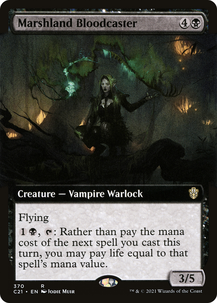 Marshland Bloodcaster (Extended Art) (C21-370) - Commander 2021: (Extended Art)