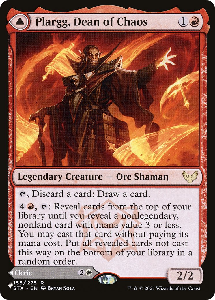 Plargg, Dean of Chaos (LIST-STX-155) - The List