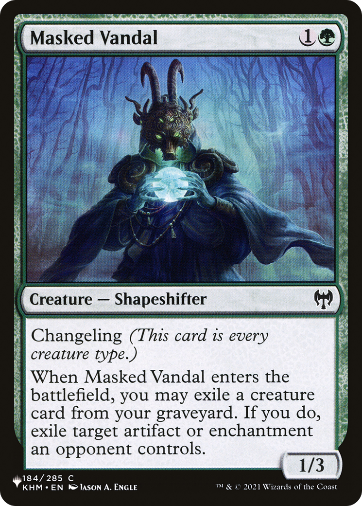 Masked Vandal (LIST-KHM-184) - The List