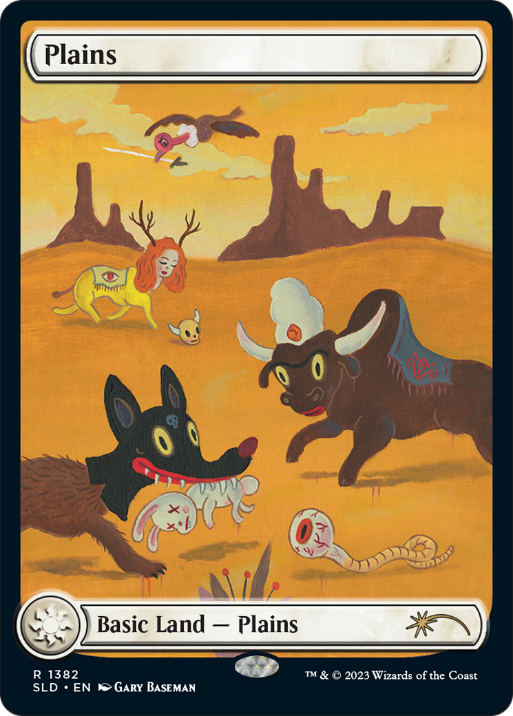 Plains (1382) (SLD-1382) - Secret Lair Drop: (Full Art) Foil