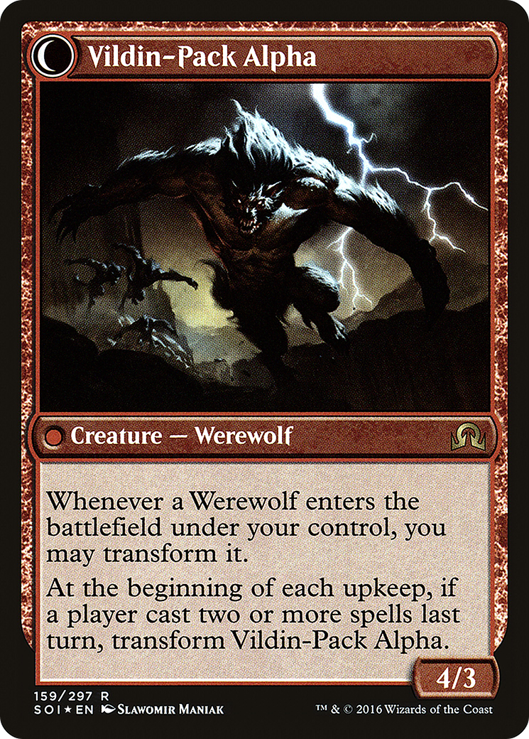 Bandit Geier Reach // Vildin-Pack Alpha (PSOI-159S) - Promotions Shadows over Innistrad : (Transformation double face) Foil