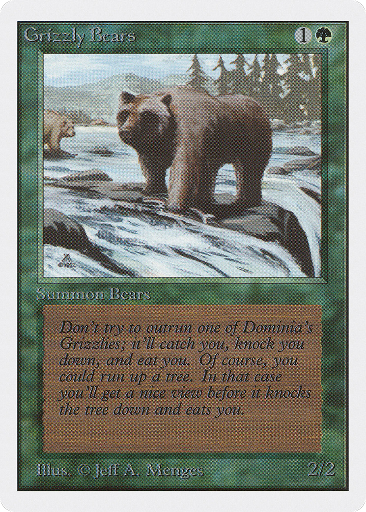 Grizzly Bears (2ED-) - Unlimited Edition