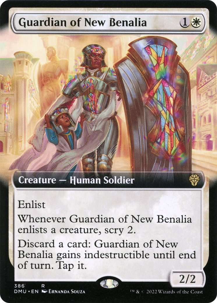 Gardien de la Nouvelle Benalia (DMU-386) - Dominaria United : (Extended Art)