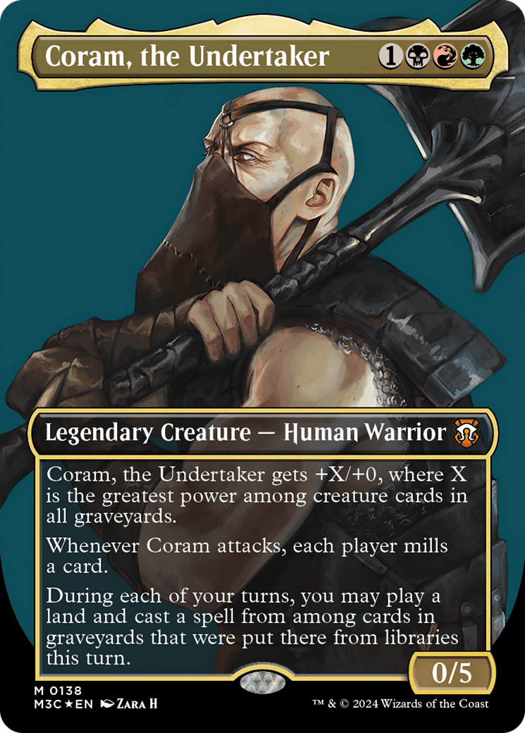 Coram, l'Entrepreneur (M3C-138) - Modern Horizons 3 Commander (sans bordure) Foil