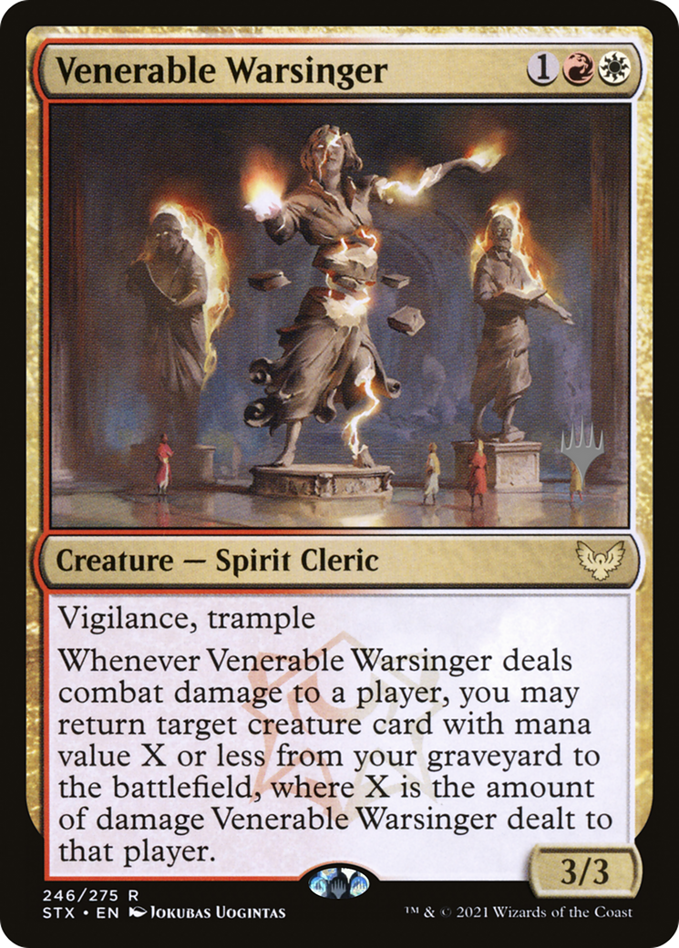 Venerable Warsinger (PPSTX-246) - Strixhaven: School of Mages Promos