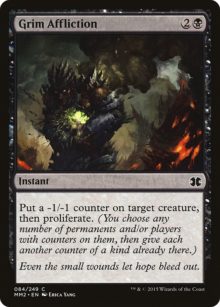 Affliction sinistre (MM2-084) - Modern Masters 2015