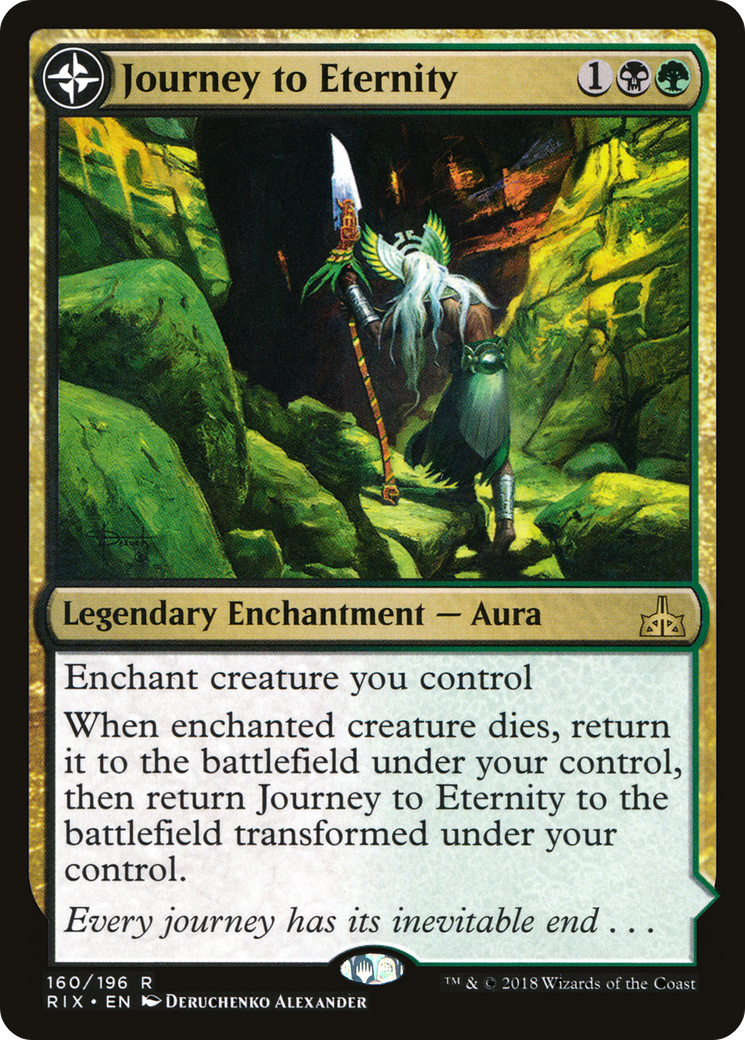 Journey to Eternity // Atzal, Cave of Eternity (RIX-160) - Rivals of Ixalan: (compasslanddfc)
