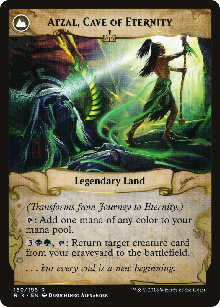 Journey to Eternity // Atzal, Cave of Eternity (RIX-160) - Rivals of Ixalan: (compasslanddfc)
