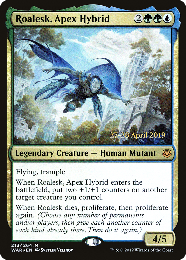 Roalesk, Apex Hybrid (PRE-213S) - War of the Spark Promos Foil