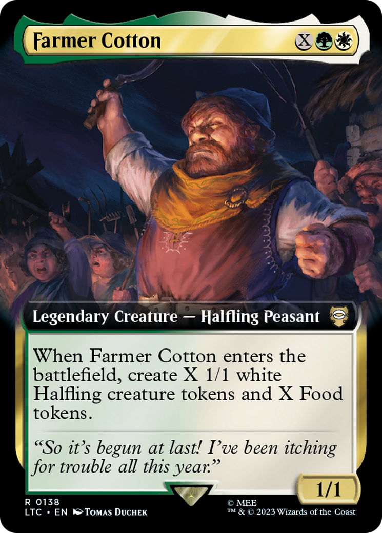 Farmer Cotton (Extended Art) (LTC-138) - Tales of Middle-earth Commander: (Extended Art)