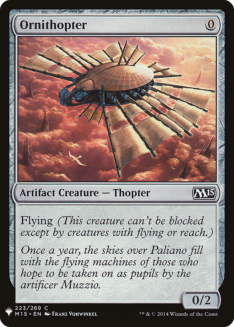 Ornithopter (LIST-M15-223) - The List