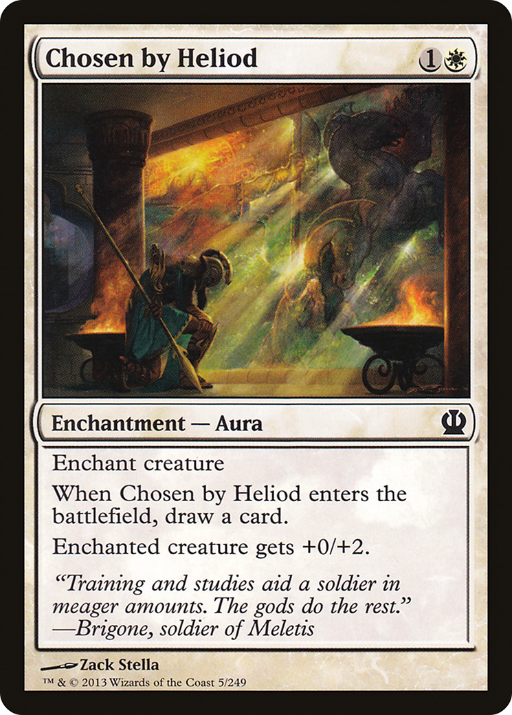 Choisi par Heliod (THS-005) - Theros Foil