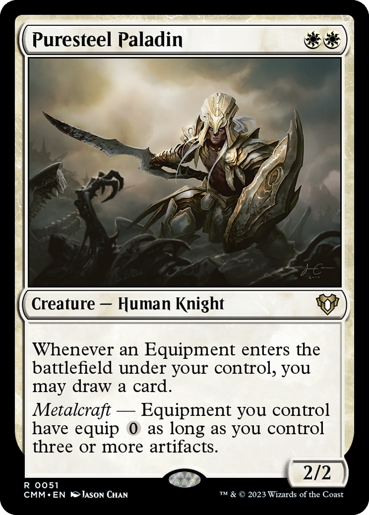 Paladin en acier pur (CMM-051) - Commander Masters