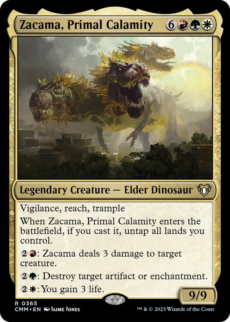 Zacama, Calamité primordiale (CMM-365) - Commander Masters Foil