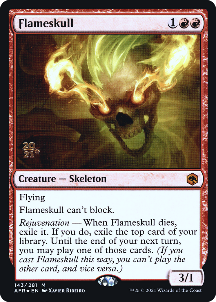 Flameskull (PRE-143) - Adventures in the Forgotten Realms Promos Foil