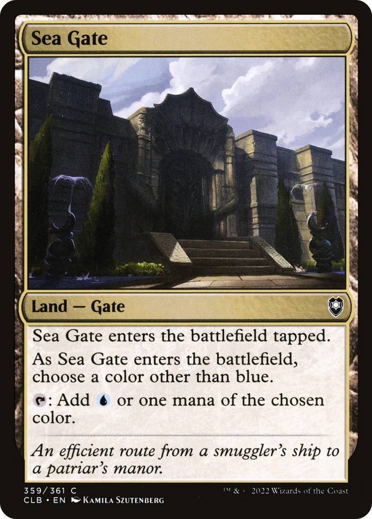 Sea Gate (CLB-359) - Commander Legends: Battle for Baldur's Gate Foil