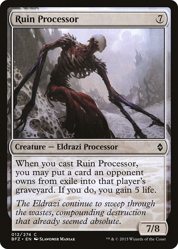 Ruin Processor (BFZ-012) - Battle for Zendikar