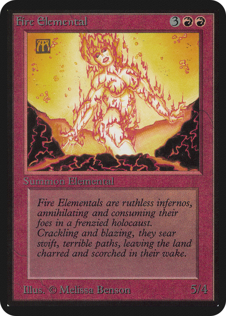 Fire Elemental (LEA-) - Limited Edition Alpha
