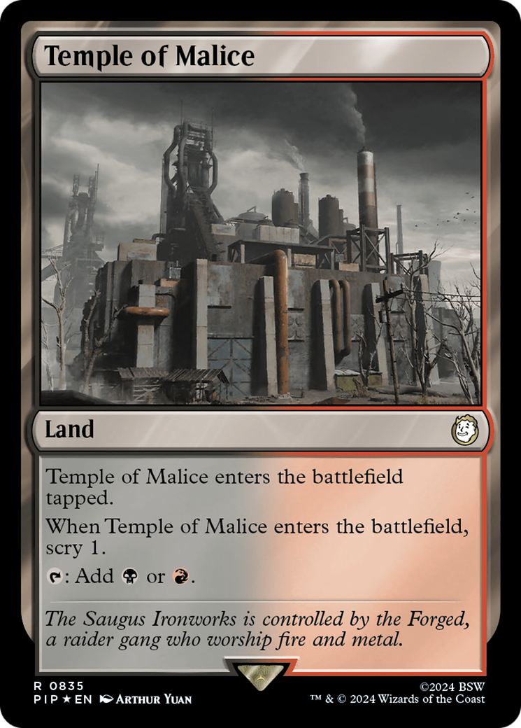 Temple de la Malice (PIP-835) - Fallout Foil