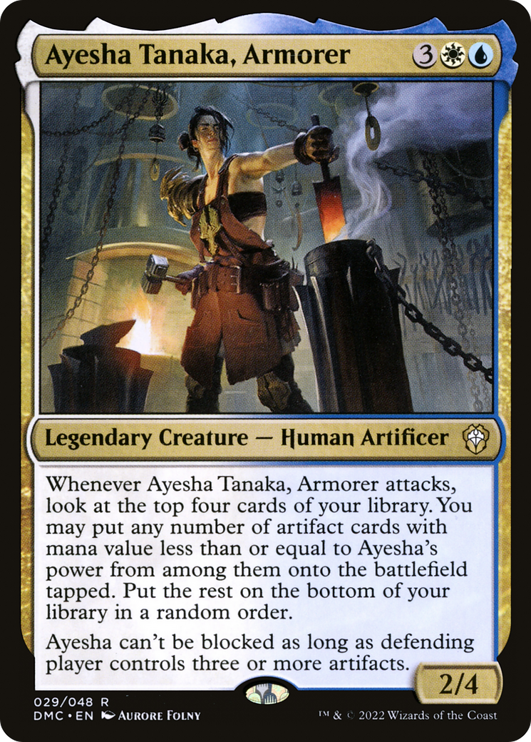 Ayesha Tanaka, Armurière (DMC-029) - Commandant Uni de Dominaria