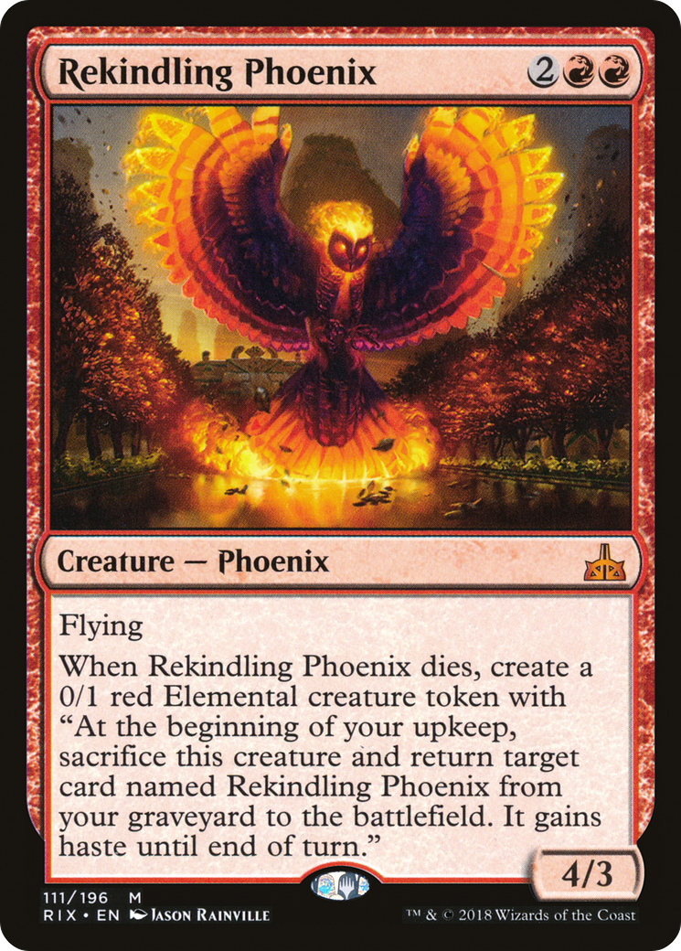Rekindling Phoenix (RIX-111) - Rivals of Ixalan