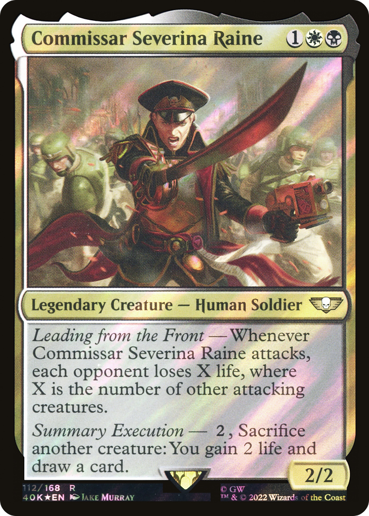 Commissaire Severina Raine (40K-112★) - Commander Foil de Warhammer 40,000
