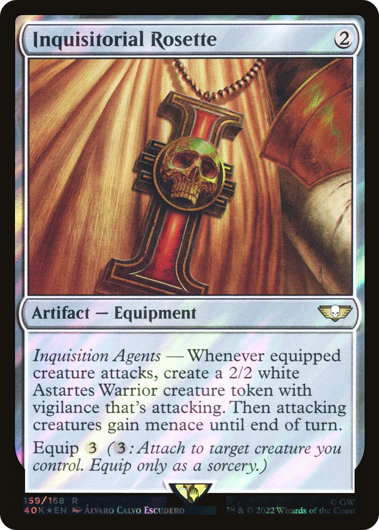 Rosette inquisitoriale (40K-159★) - Commander Foil de Warhammer 40,000