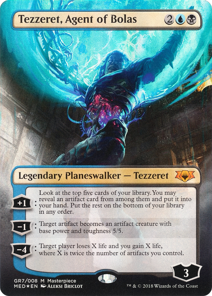 Tezzeret, Agent de Bolas (MED-GR7) - Édition Mythique (sans bordure) Foil