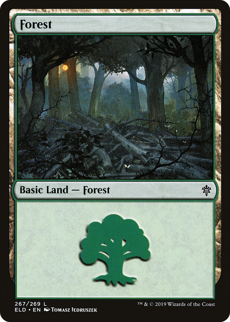 Forest (267) (ELD-267) - Throne of Eldraine