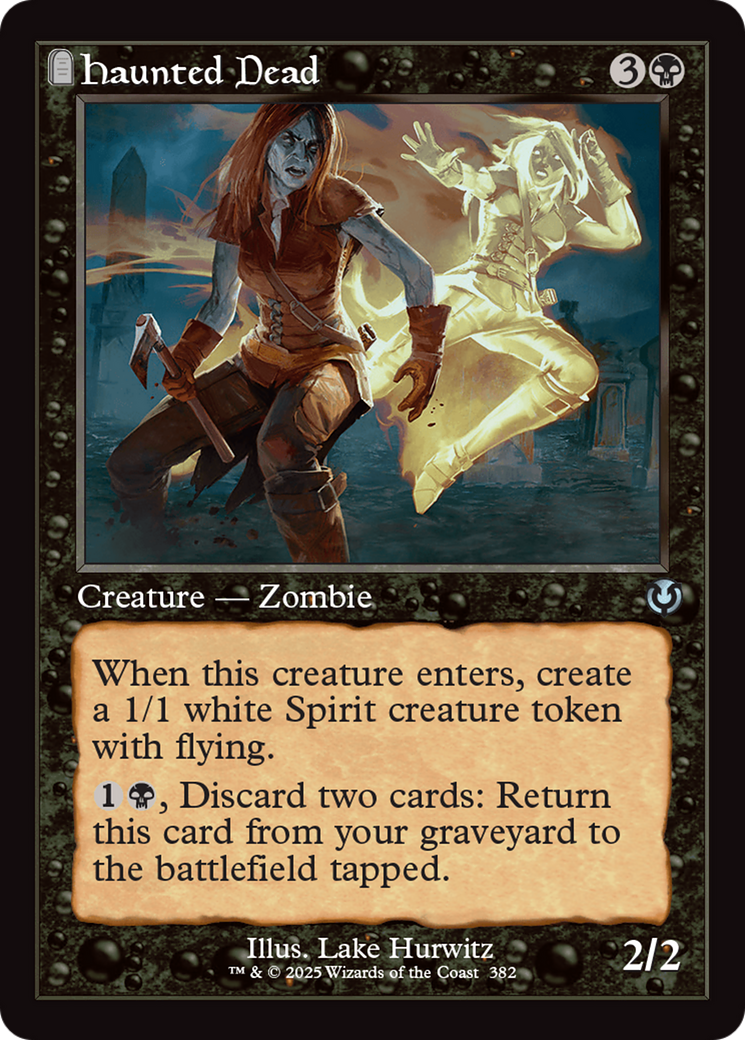 Haunted Dead (cadre rétro) (INR-382) - Innistrad Remastered Foil