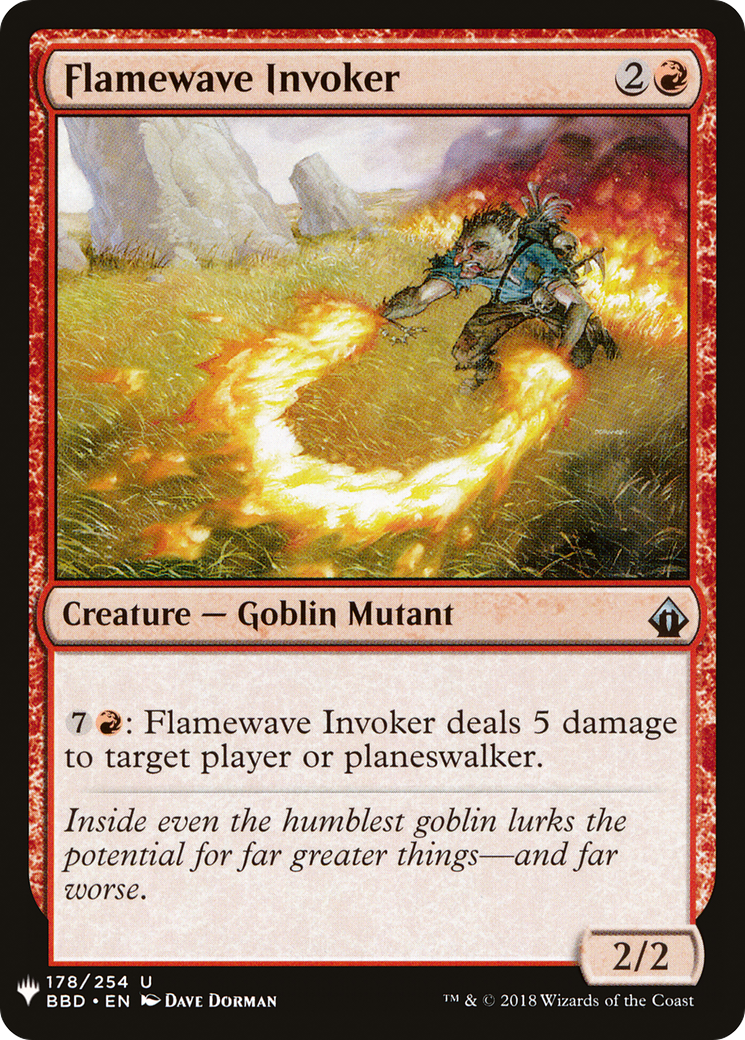 Flamewave Invoker (LIST-BBD-178) - The List