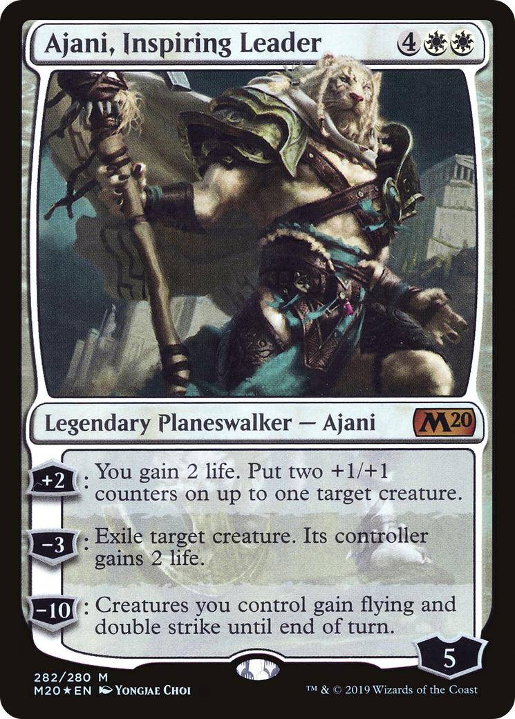 Ajani, leader inspirant (M20-282) - Édition de base 2020