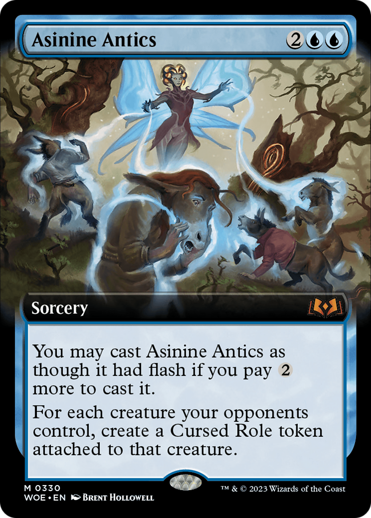 Asinine Antics (WOE-330) - Wilds of Eldraine : (Extended Art)